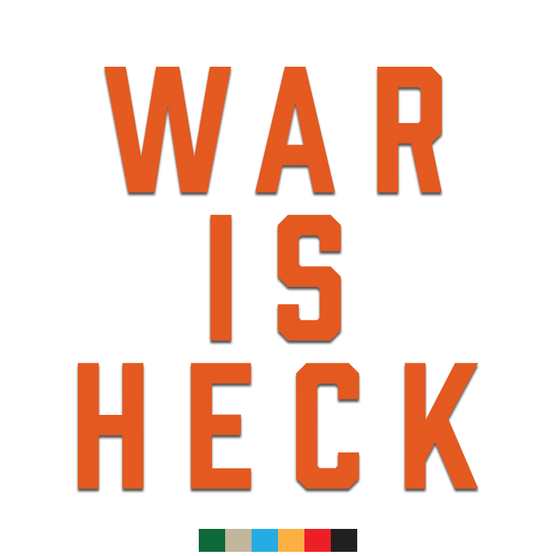 War is Heck Decal - Inkfidel 