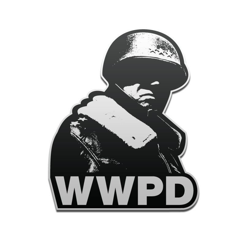What Would Patton Do Vinyl Decal - Inkfidel 