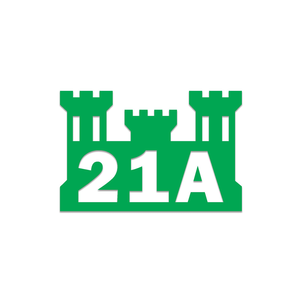 Inkfidel MOS 21A Engineer General Castle Decal Green
