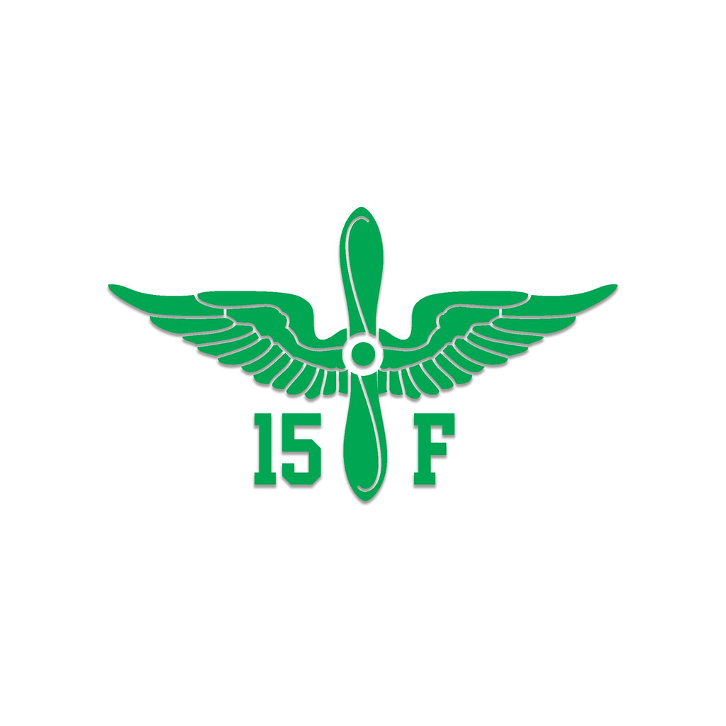 Inkfidel MOS 15F Aircraft Electrician Prop Insignia Decal Green