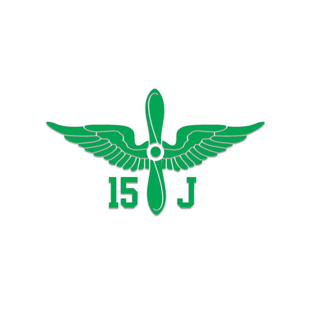 Inkfidel MOS 15J OH-58D Armament/Electrical/Avionics Systems Repairer Prop Insignia Decal Green