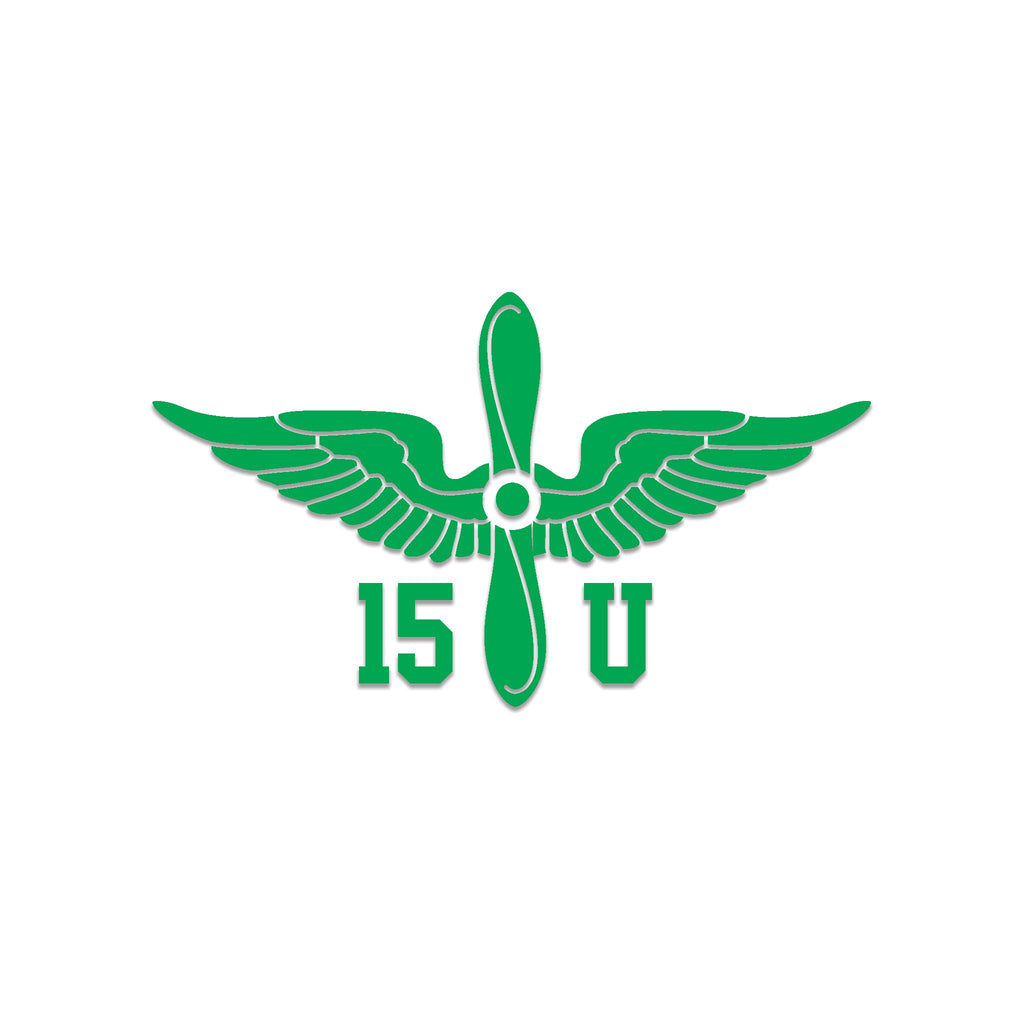 Inkfidel MOS 15U CH-47 Helicopter Repairer Prop Insignia Decal Green