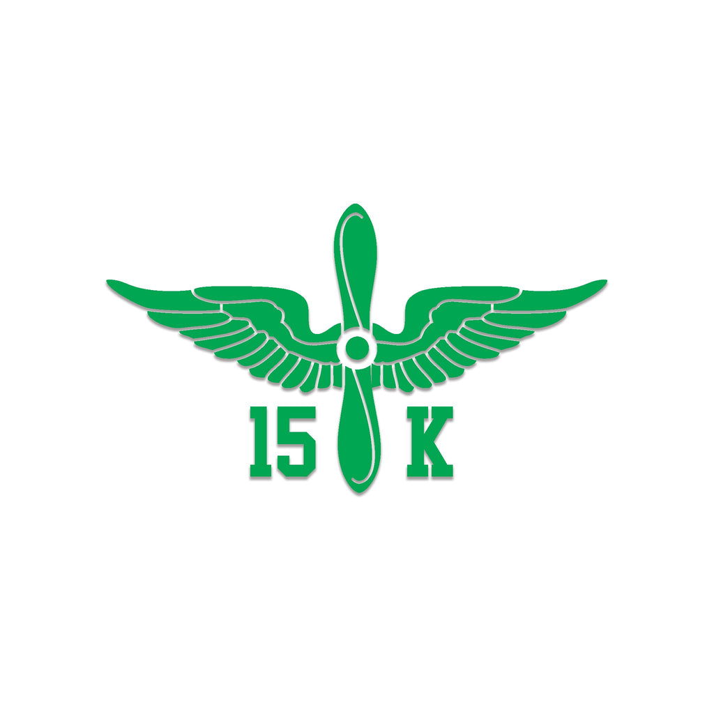 Inkfidel MOS 15K Aircraft Components Repair Supervisor Prop Insignia Decal Green