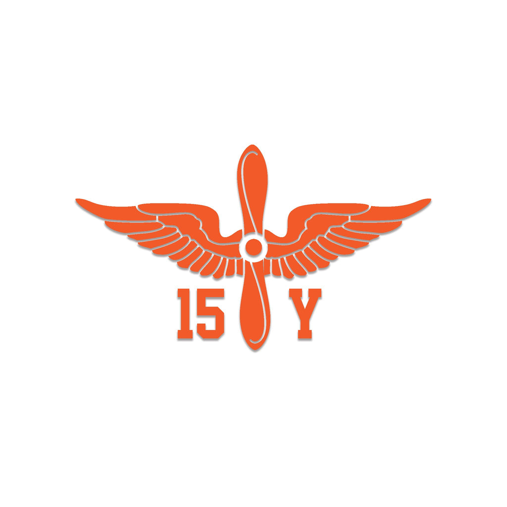 Inkfidel MOS 15Y AH-64D Armament/Electrical/Avionic Systems Repairer Prop Insignia Decal Orange