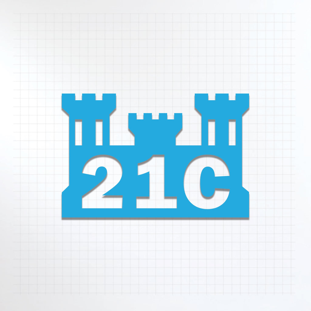 Inkfidel MOS 21C Bridge Crewman Castle Decal Blue