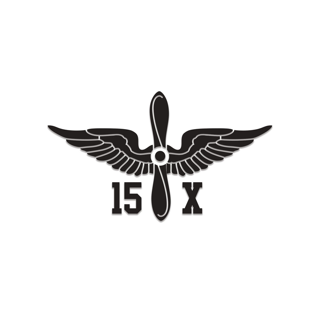 Inkfidel MOS 15X AH-64A Armament/Electrical /Avionics Systems Repairer Prop Insignia Decal Black