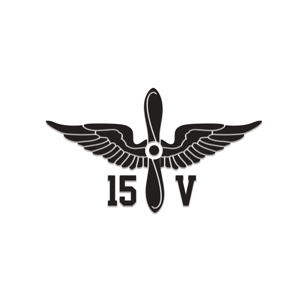 Inkfidel MOS 15V Observation/Scout Helicopter Repairer Prop Insignia Decal Black