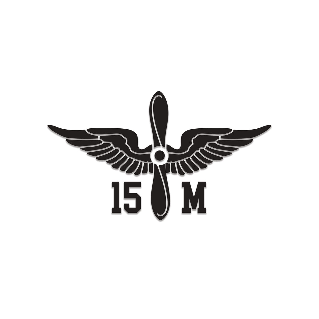 Inkfidel MOS 15M UH-1 Helicopter Repairer (RC) Prop Insignia Decal Black