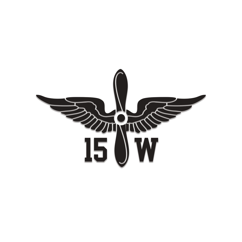 Inkfidel MOS 15W Unmanned Aerial Vehicle Operator Prop Insignia Decal Black