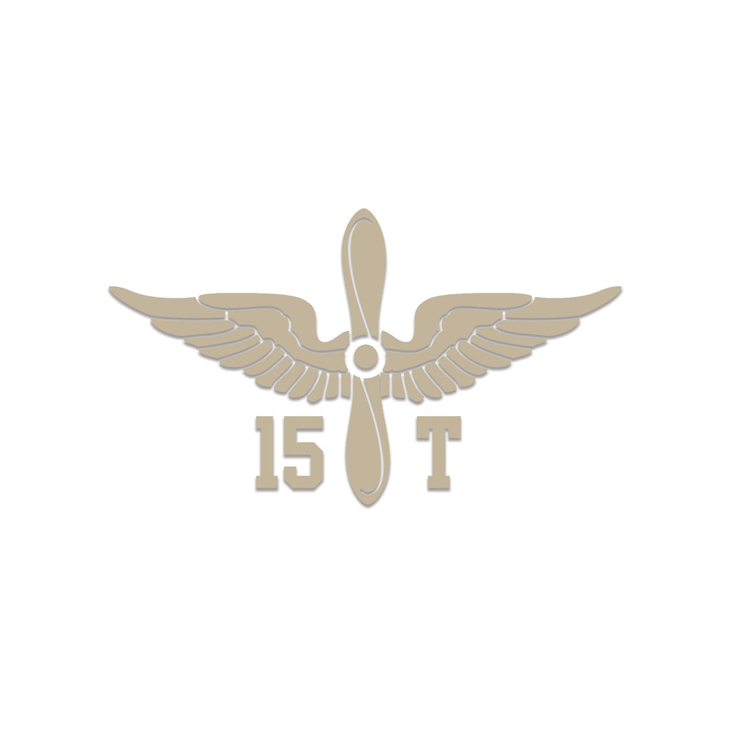 Inkfidel MOS 15T UH-60 Helicopter Repairer Prop Insignia Decal Tan