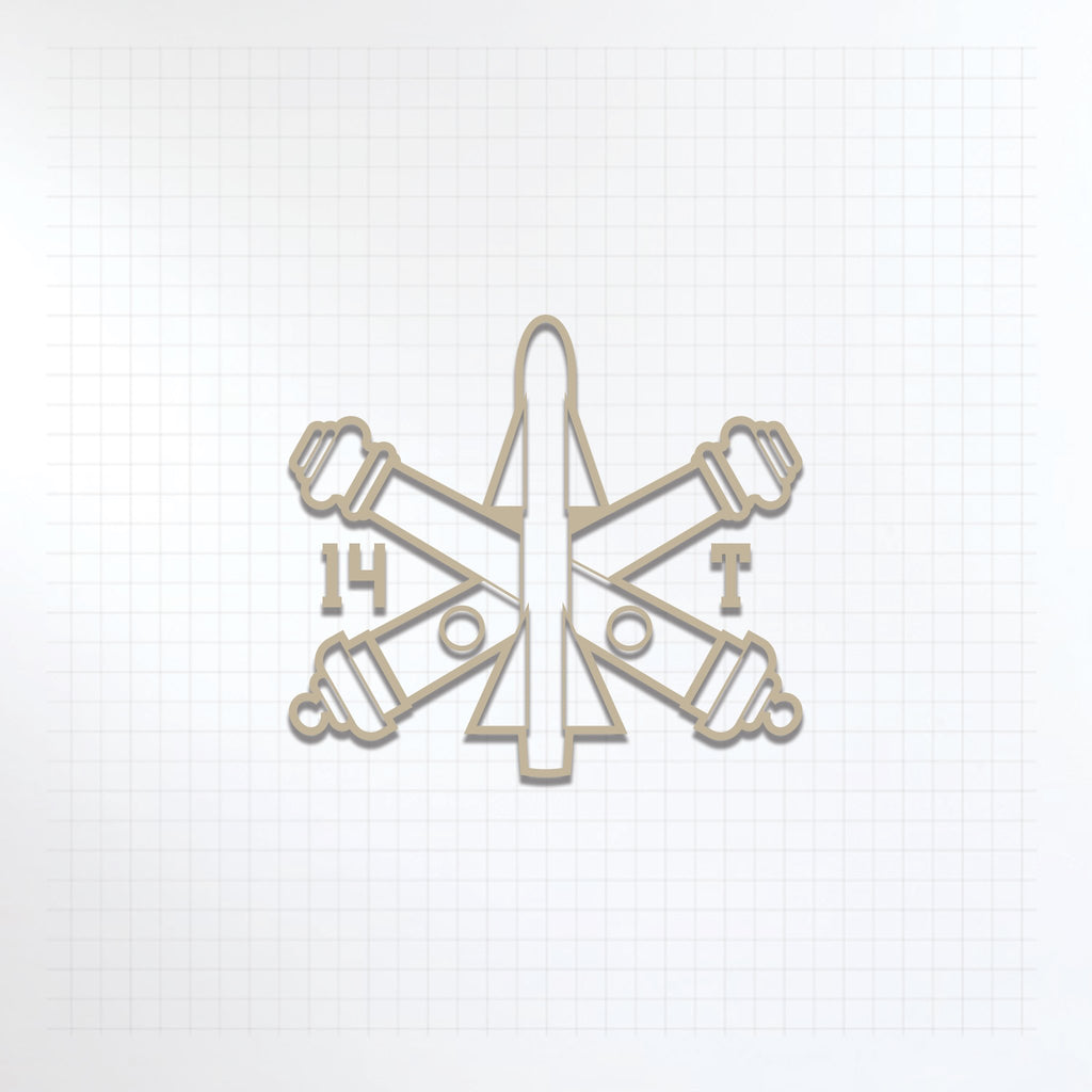 Inkfidel MOS 14T Patriot Launching Station Enhanced Operator/Maintainer Missle Decal Tan