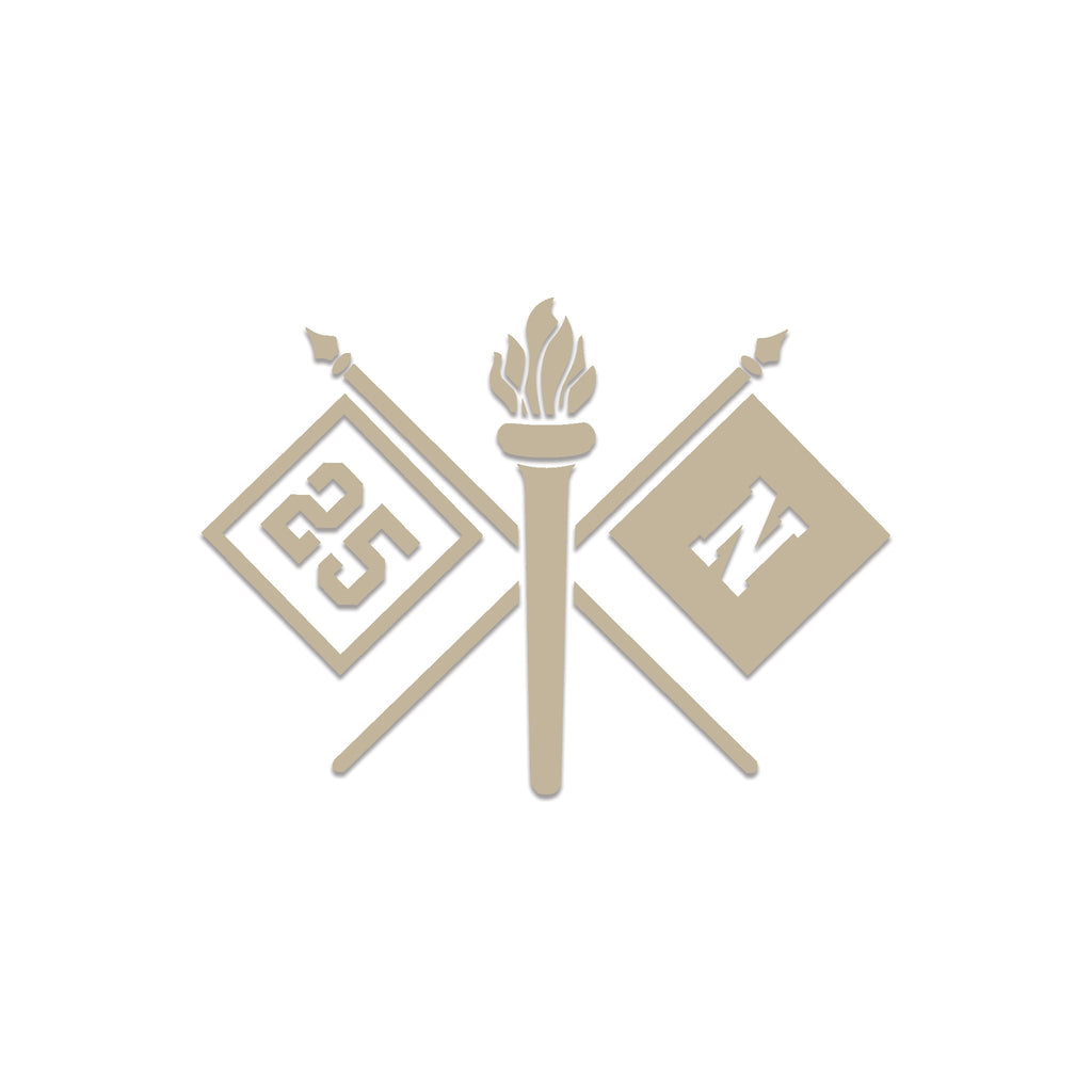 Inkfidel MOS 25N Nodal Network Systems Operator Maintainer Crossed Flags Decal Tan