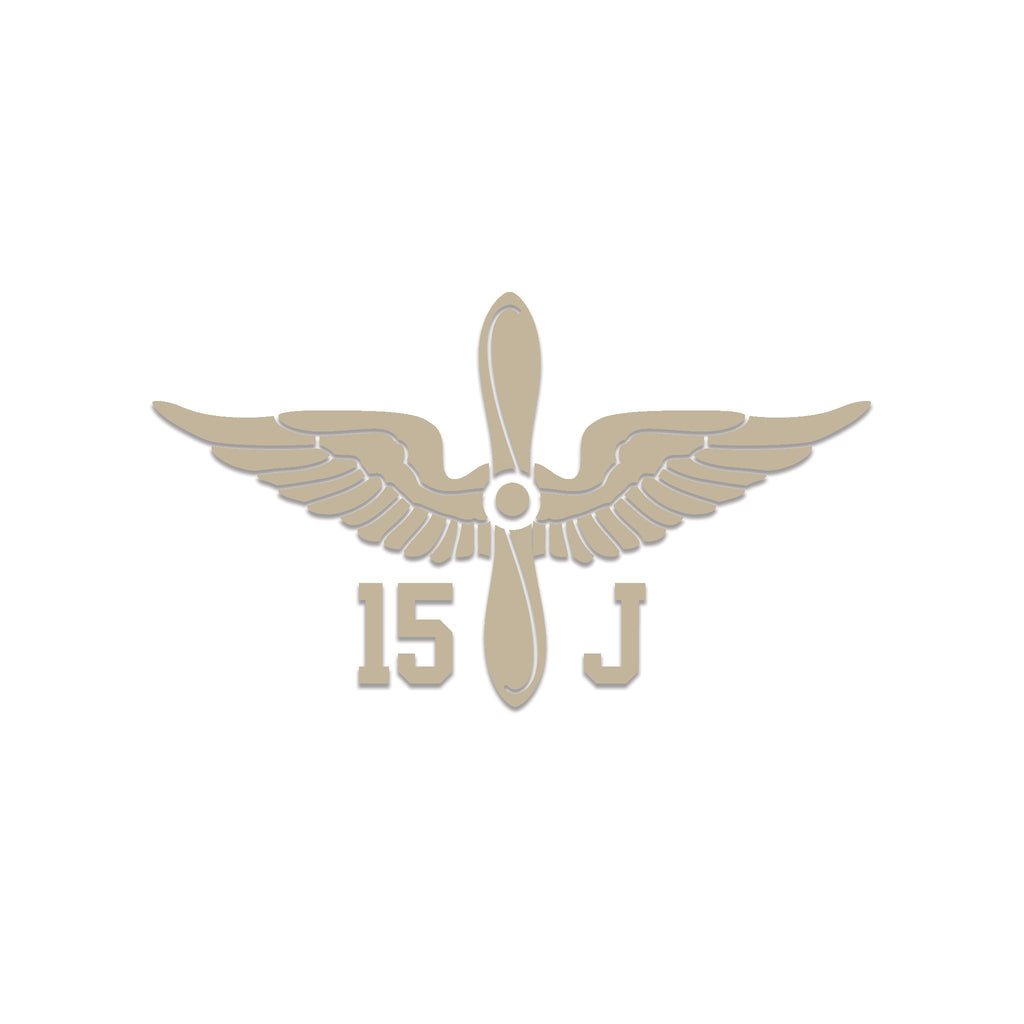 Inkfidel MOS 15J OH-58D Armament/Electrical/Avionics Systems Repairer Prop Insignia Decal Tan