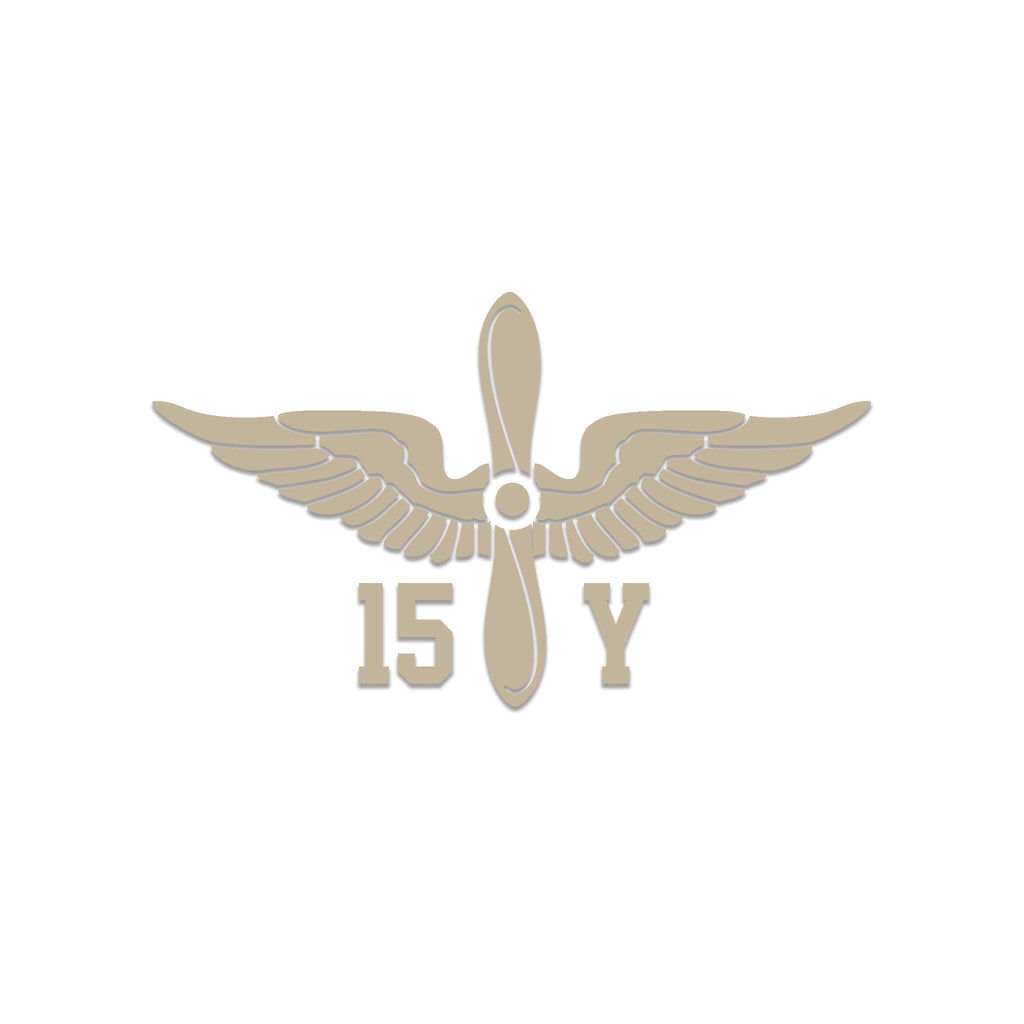 Inkfidel MOS 15Y AH-64D Armament/Electrical/Avionic Systems Repairer Prop Insignia Decal Tan