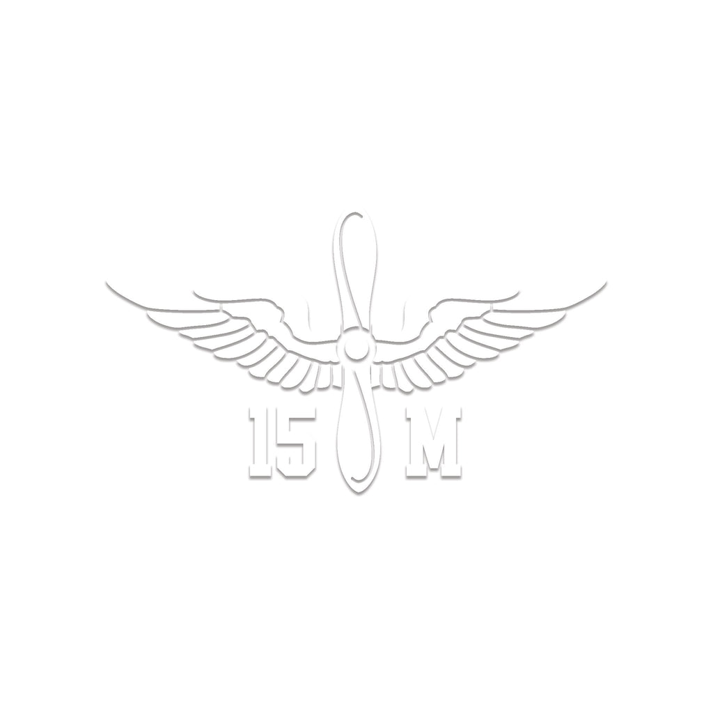 Inkfidel MOS 15M UH-1 Helicopter Repairer (RC) Prop Insignia Decal White