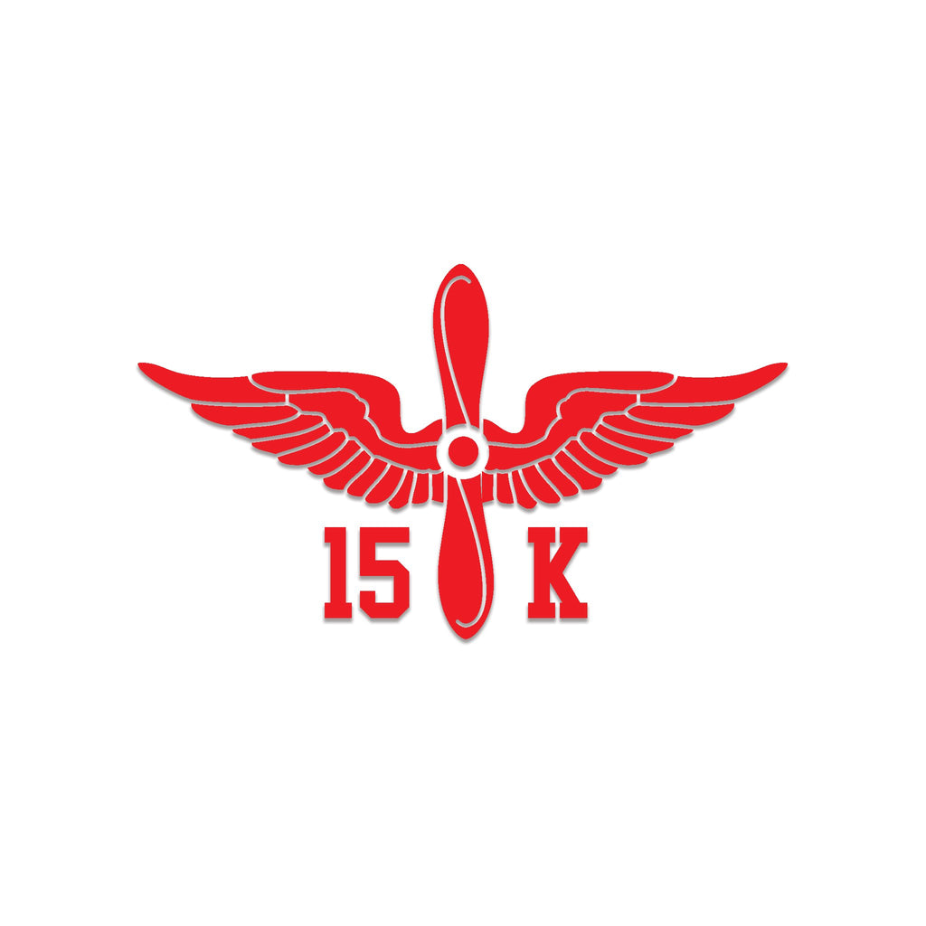 Inkfidel MOS 15K Aircraft Components Repair Supervisor Prop Insignia Decal Red