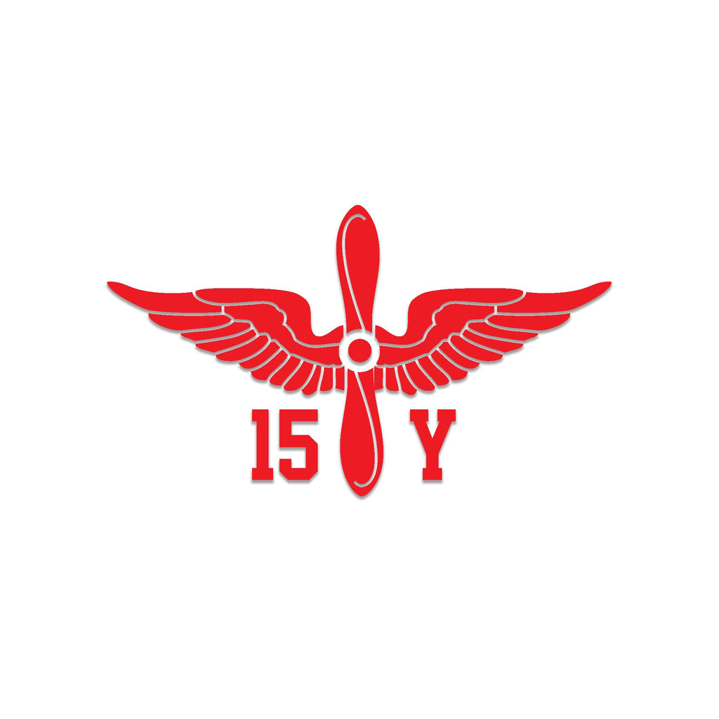 Inkfidel MOS 15Y AH-64D Armament/Electrical/Avionic Systems Repairer Prop Insignia Decal Red