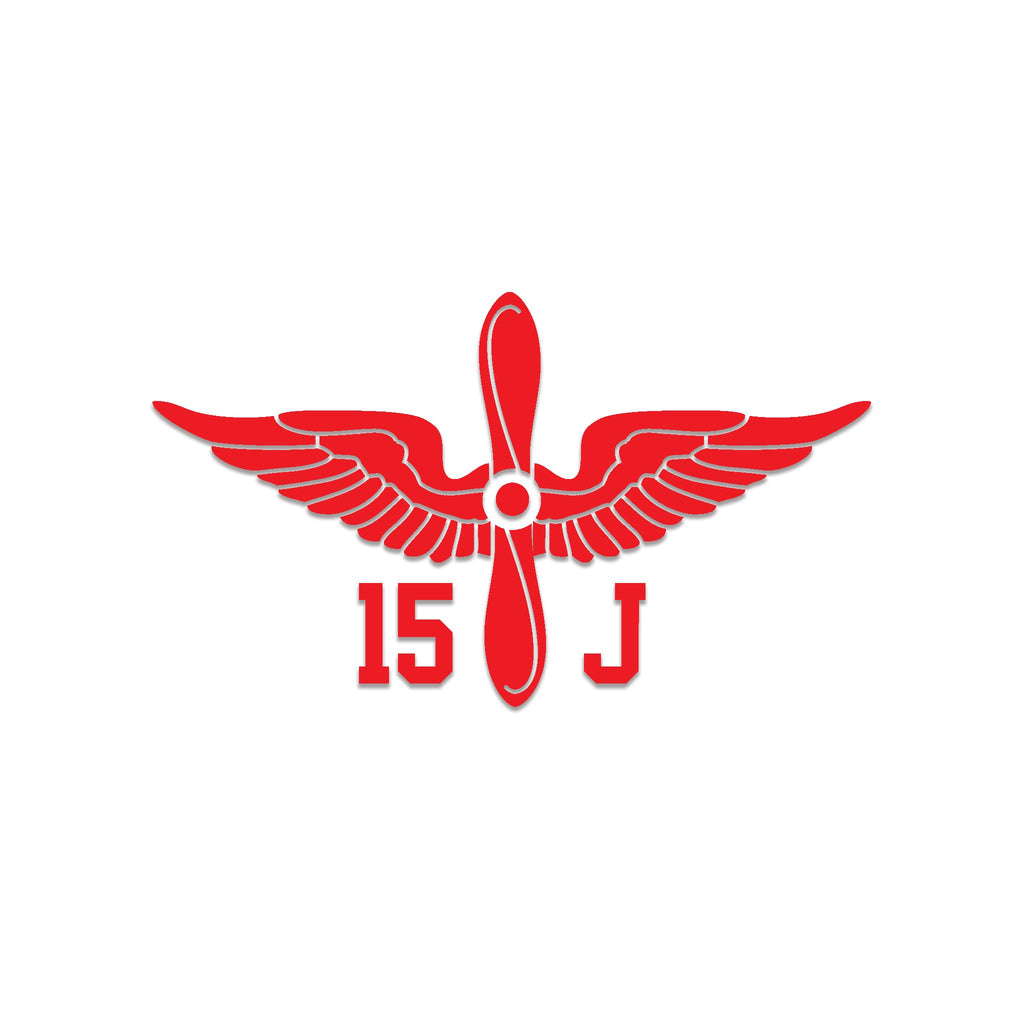 Inkfidel MOS 15J OH-58D Armament/Electrical/Avionics Systems Repairer Prop Insignia Decal Red