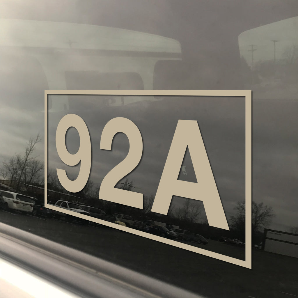 U.S. Army MOS 92A Automated Logistical Specialist Window Decal – Inkfidel