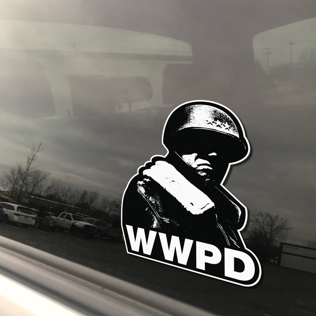 What Would Patton Do Vinyl Decal - Inkfidel 