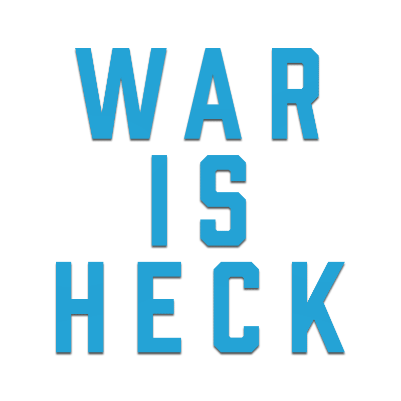 War is Heck Decal - Inkfidel 